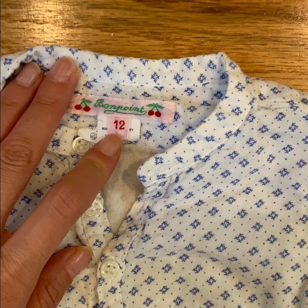 Bonpoint unisex shirt - 12m